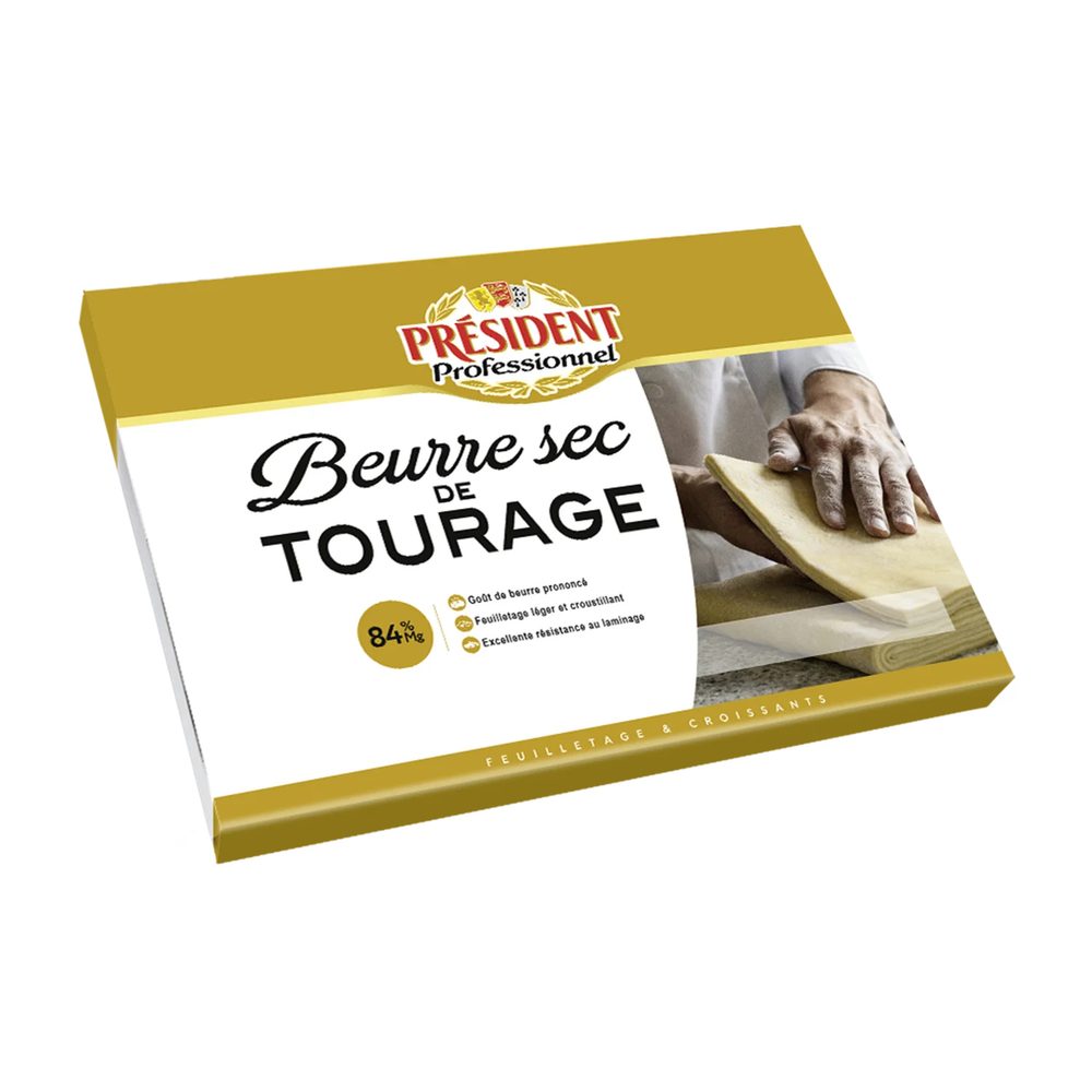 Bơ lạt dạng miếng Tourage Président 84% Chất Béo 2Kg