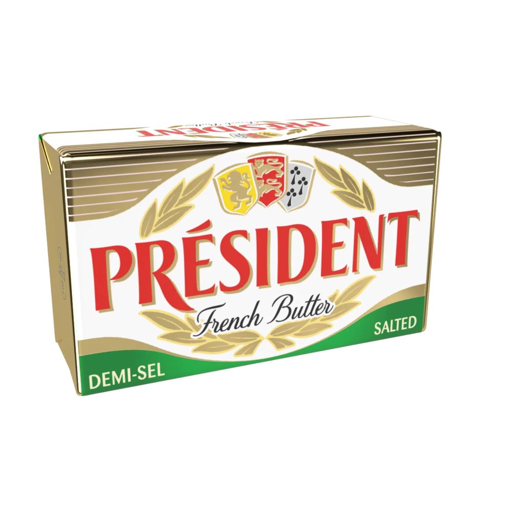 Bơ mặn Président 80% Chất Béo 200g