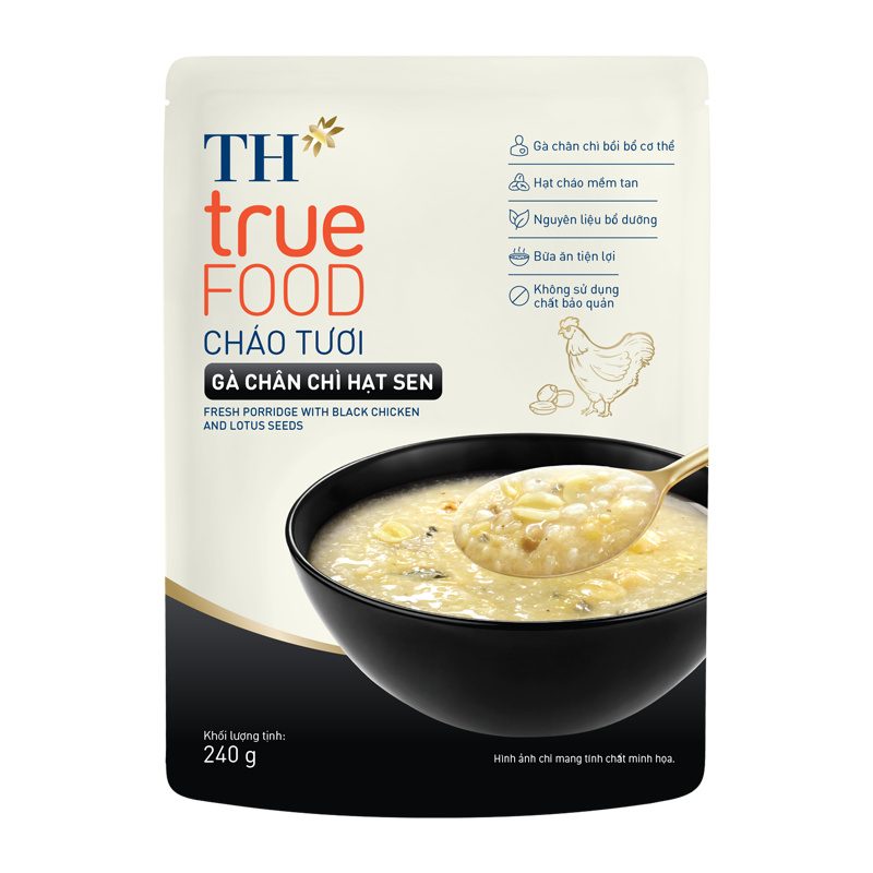 Cháo Tươi Gà Chân Chì Hạt Sen 240 g