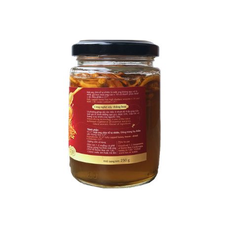 Đông Trùng Hạ Thảo  Mật ong Chín Tổ Bonie Bee 250 gr ảnh 3