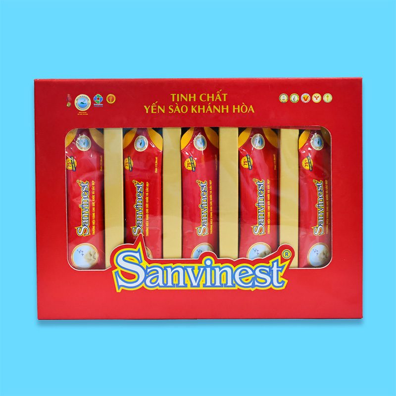 Hộp QT Tinh chất Yến sào Khánh Hòa Sanvinest - 20 túi 25ml