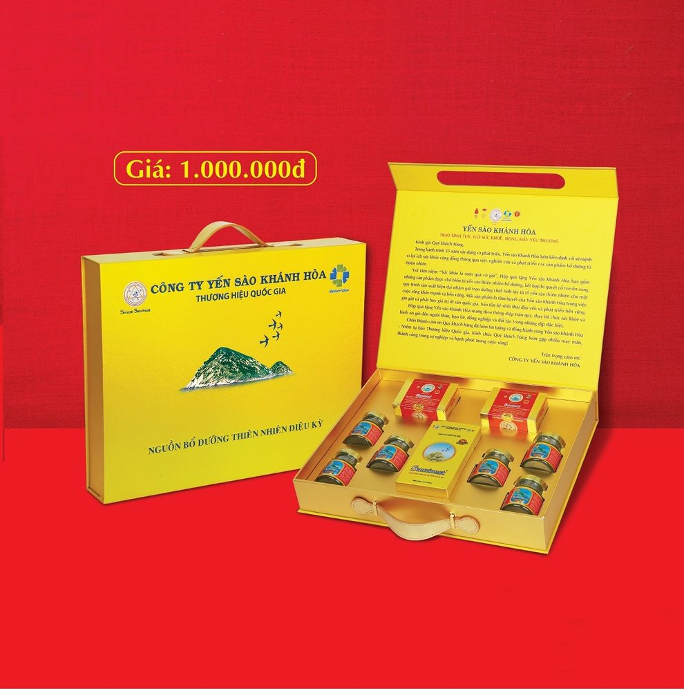 Hộp quà tặng Yến sào Khánh Hòa - H1QTYS