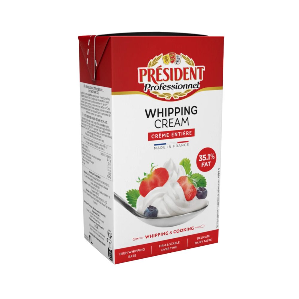 Kem đánh bông Président Whipping Cream 35,1 % Chất Béo
