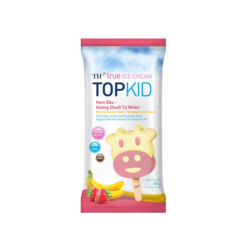 Kem Que TOPKID Dâu - Hương Chuối Tự Nhiên 46g