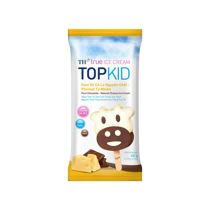 Kem Que TOPKID Sô Cô La Nguyên Chất - Phomat Tự Nhiên 46g