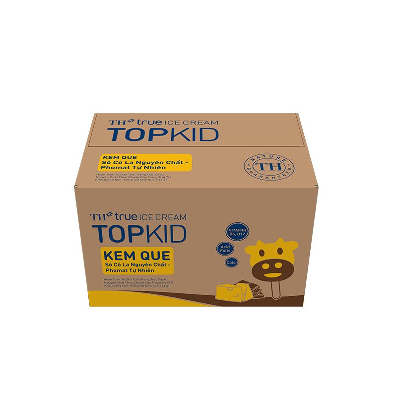 Kem Que TOPKID Sô Cô La Nguyên Chất - Phomat Tự Nhiên 46g ảnh 4