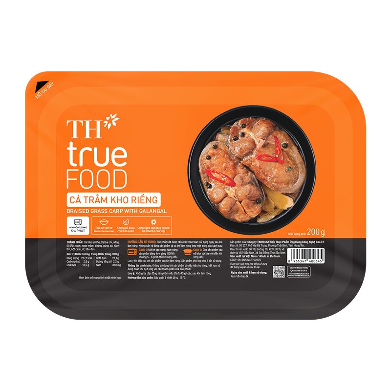 Khay Cá Trắm Kho Riềng TH true FOOD 200 g