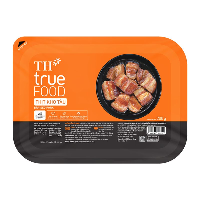 Khay Thịt Kho Tàu TH true FOOD 200 g
