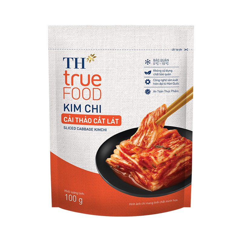 Kim Chi Cải Thảo Cắt Lát TH true FOOD 100 g