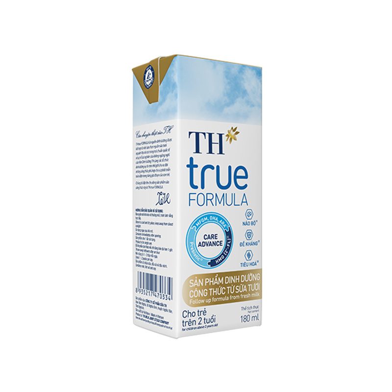 Lốc sản phẩm dinh dưỡng công thức từ sữa tươi cho trẻ từ 2 tuổi trở lên TH true FORMULA 180 ml ảnh 3
