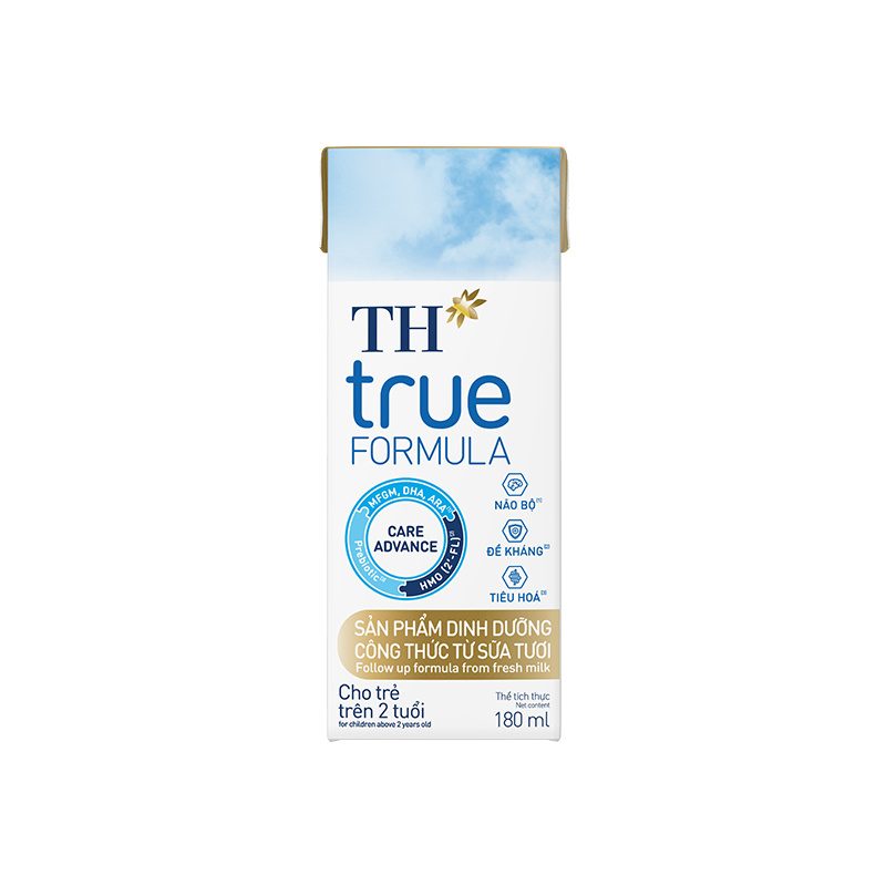 Lốc sản phẩm dinh dưỡng công thức từ sữa tươi cho trẻ từ 2 tuổi trở lên TH true FORMULA 180 ml ảnh 5