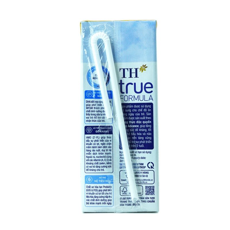 Lốc sản phẩm dinh dưỡng công thức từ sữa tươi cho trẻ từ 2 tuổi trở lên TH true FORMULA 180 ml ảnh 6
