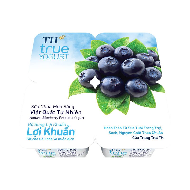 Lốc Sữa Chua Ăn Men Sống Việt Quất 100 g