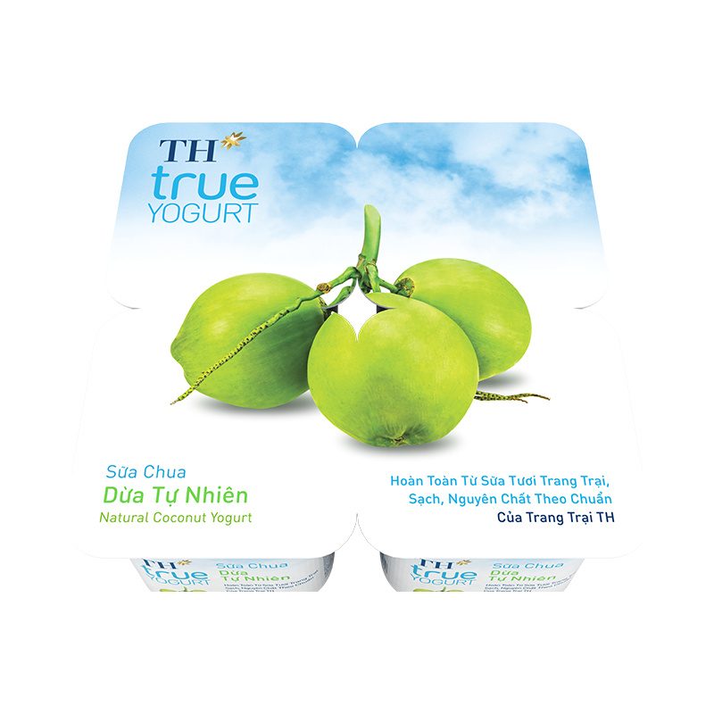 Lốc Sữa Chua Dừa Tự Nhiên 100 g