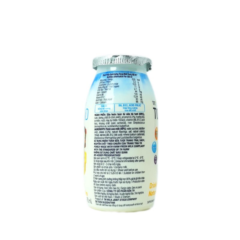 Lốc Sữa Chua Uống Phomat Tự Nhiên TOPKID 90 ml ảnh 3