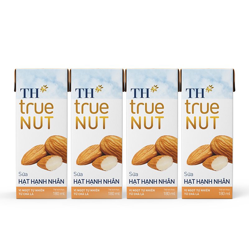 Lốc Sữa Hạt Hạnh Nhân TH true NUT 180 ml