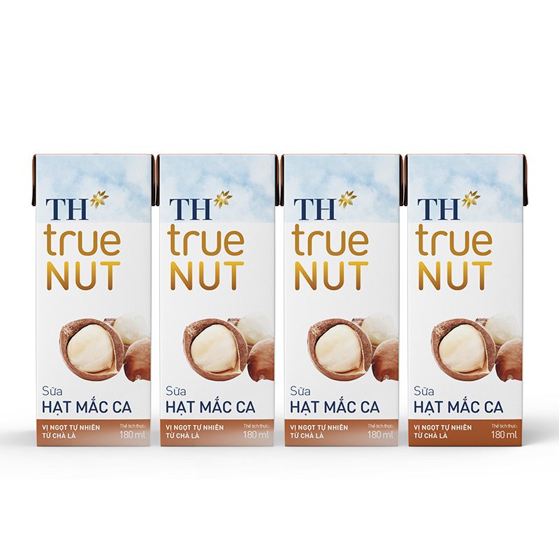Lốc Sữa Hạt Mắc Ca TH true NUT 180 ml