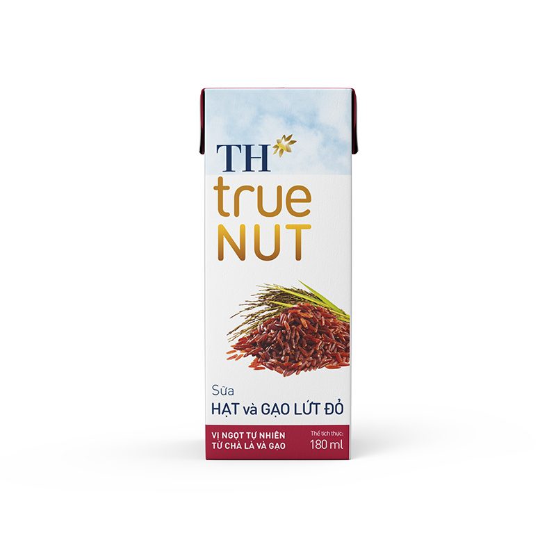 Lốc Sữa Hạt Và Gạo Lứt Đỏ TH true NUT 180 ml ảnh 3