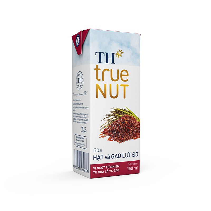 Lốc Sữa Hạt Và Gạo Lứt Đỏ TH true NUT 180 ml ảnh 4
