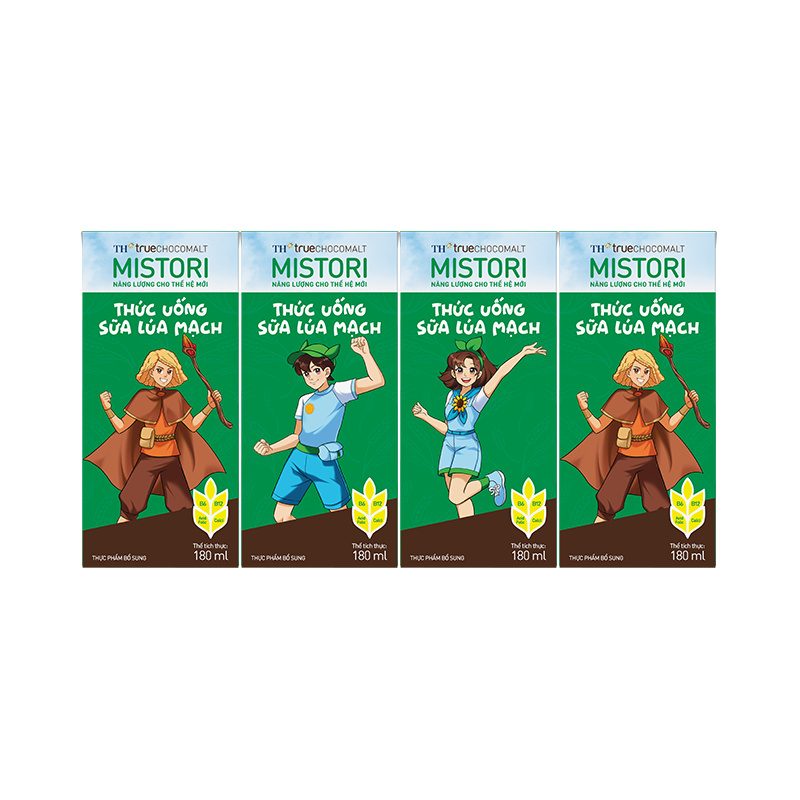 Lốc Sữa Lúa Mạch TH true CHOCOMALT MISTORI 180 ml