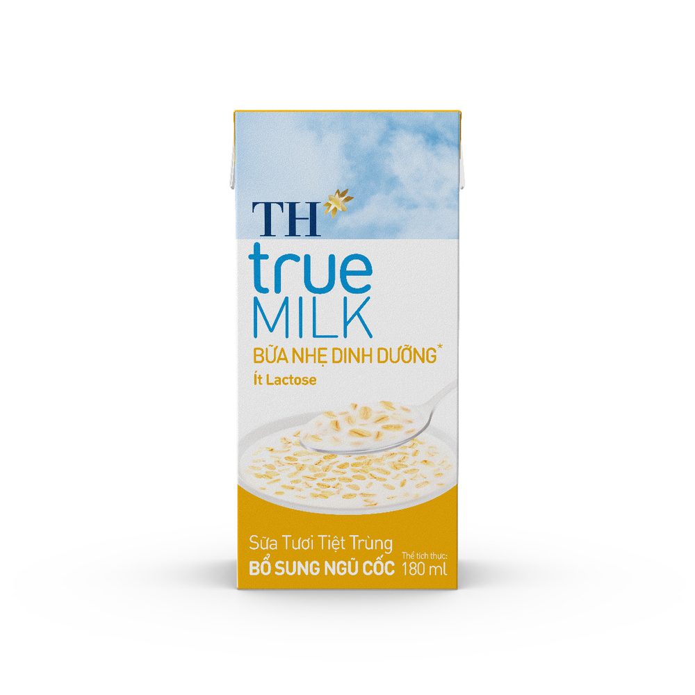 Lốc Sữa Tươi Tiệt Trùng Bổ Sung Ngũ Cốc TH true MILK 180ml ảnh 4