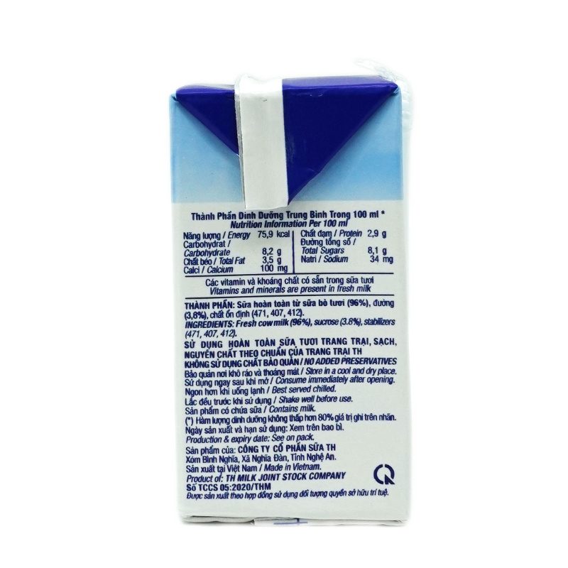 Lốc Sữa Tươi Tiệt Trùng Có Đường 110 ml ảnh 5