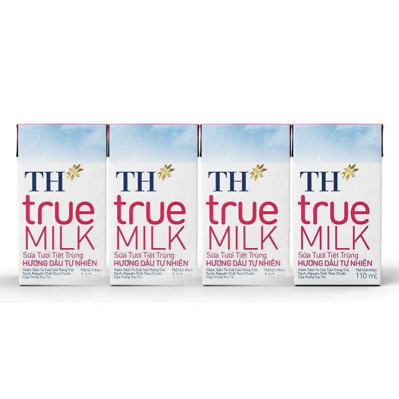 Lốc Sữa Tươi Tiệt Trùng Hương Dâu 110 ml ảnh 3