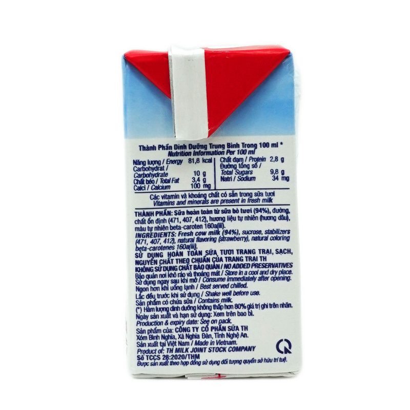 Lốc Sữa Tươi Tiệt Trùng Hương Dâu 110 ml ảnh 6