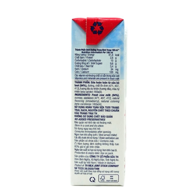 Lốc Sữa Tươi Tiệt Trùng Hương Dâu 180 ml ảnh 5