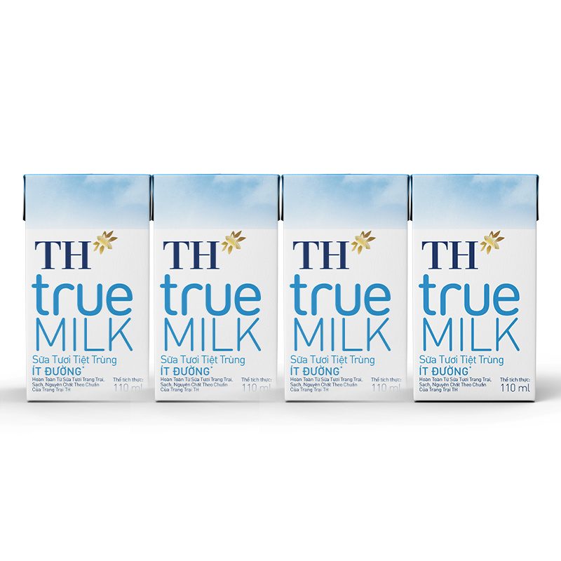 Lốc Sữa Tươi Tiệt Trùng Ít Đường 110 ml ảnh 4