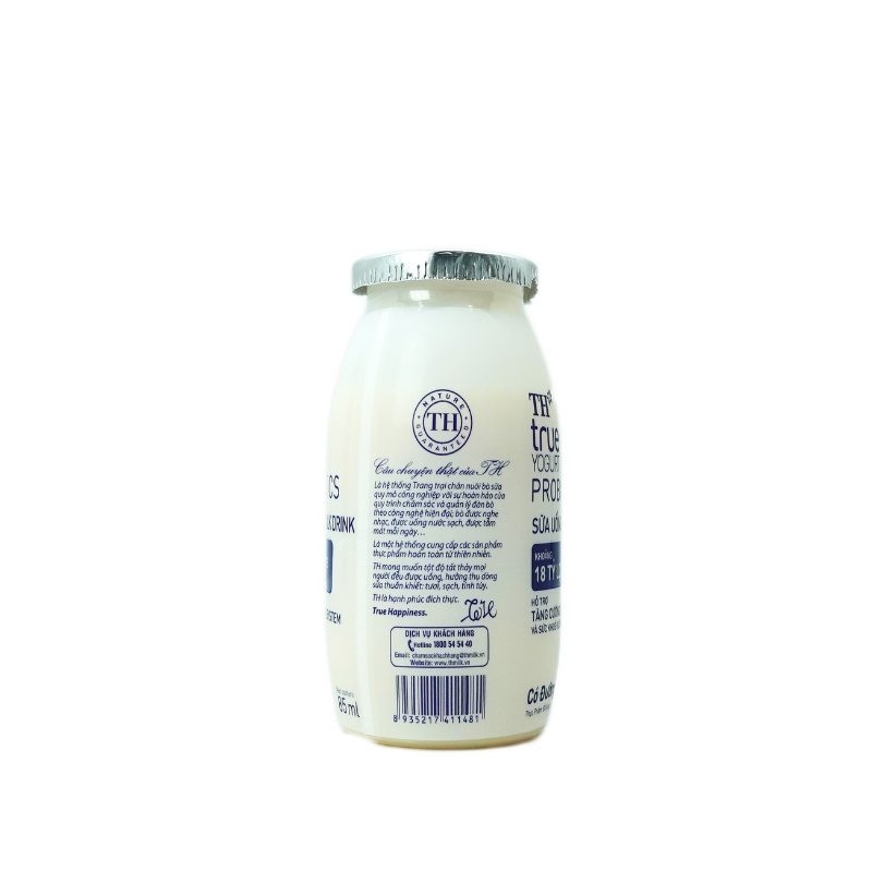 Lốc Sữa Uống Lên Men Có Đường TH true YOGURT PROBIOTICS 85ml ảnh 2