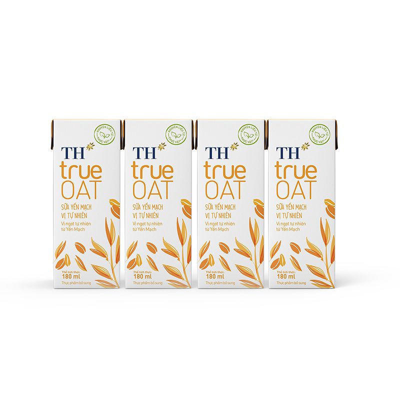 Lốc Sữa Yến Mạch Vị Tự Nhiên TH true OAT 180ml ảnh 2