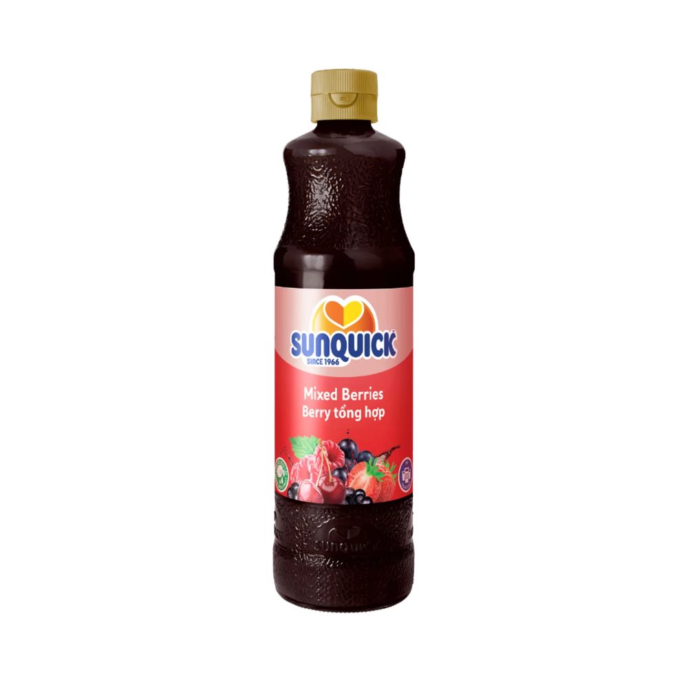Nước ép trái cây hỗn hợp quả mọng cô đặc Sunquick Mixed Berries Drink Concentrate 700ml