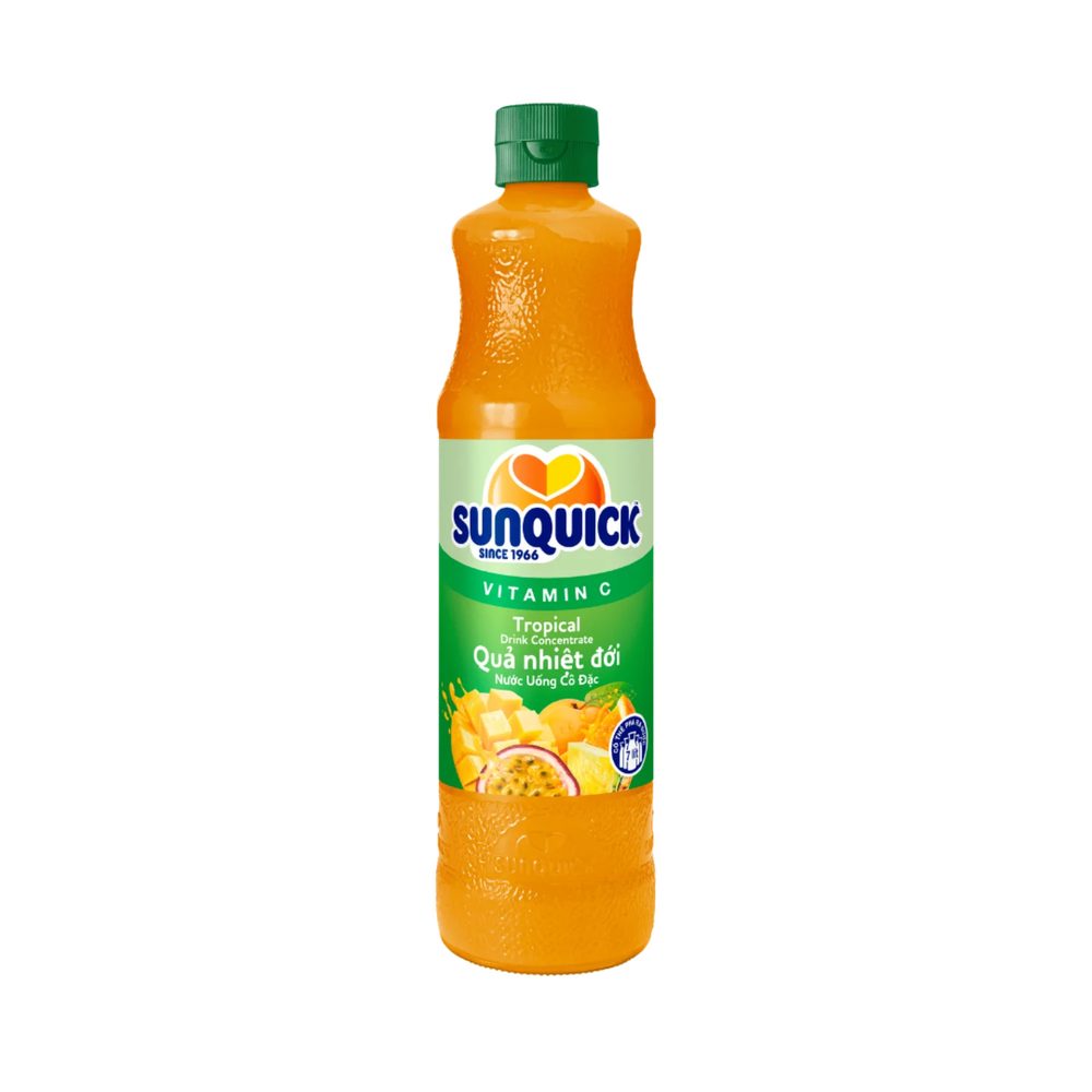 Nước ép trái cây nhiệt đới cô đặc Sunquick Tropical Drink Concentrate 700ml