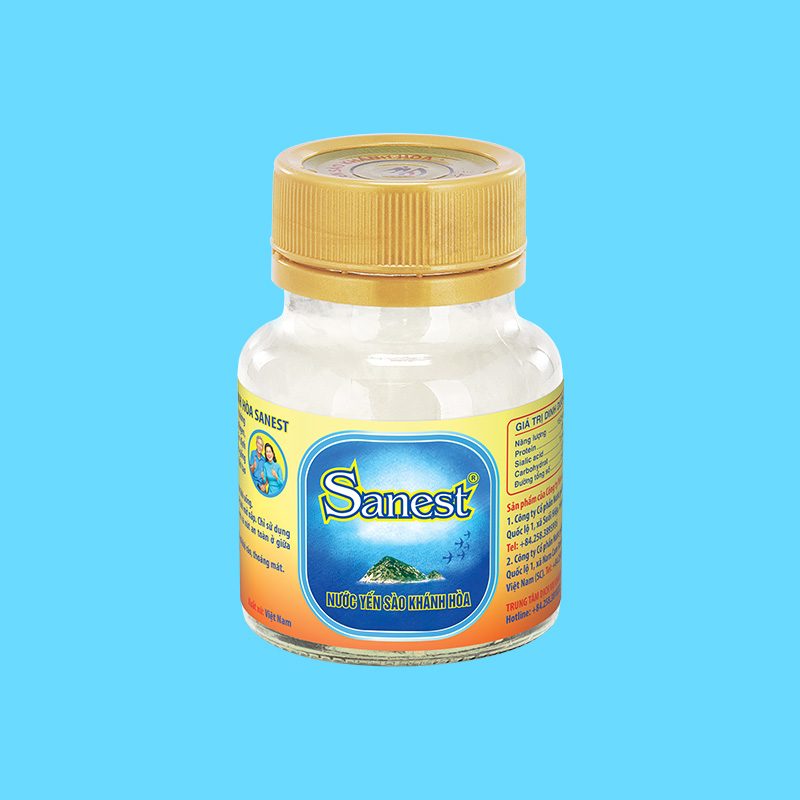 Nước yến sào Khánh Hòa Sanest dành cho người cao tuổi lọ 70ml