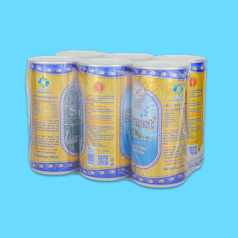 Nước yến sào Khánh Hòa Sanest lốc 6 lon 190ml