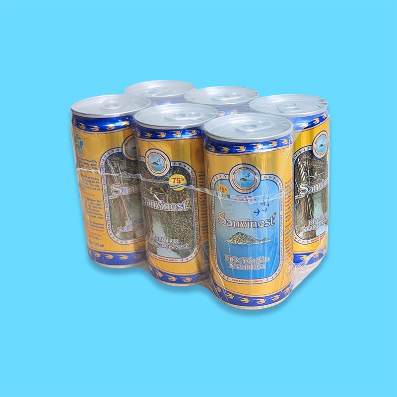 Nước yến sào Khánh Hòa Sanvinest lốc 6 lon 190ml