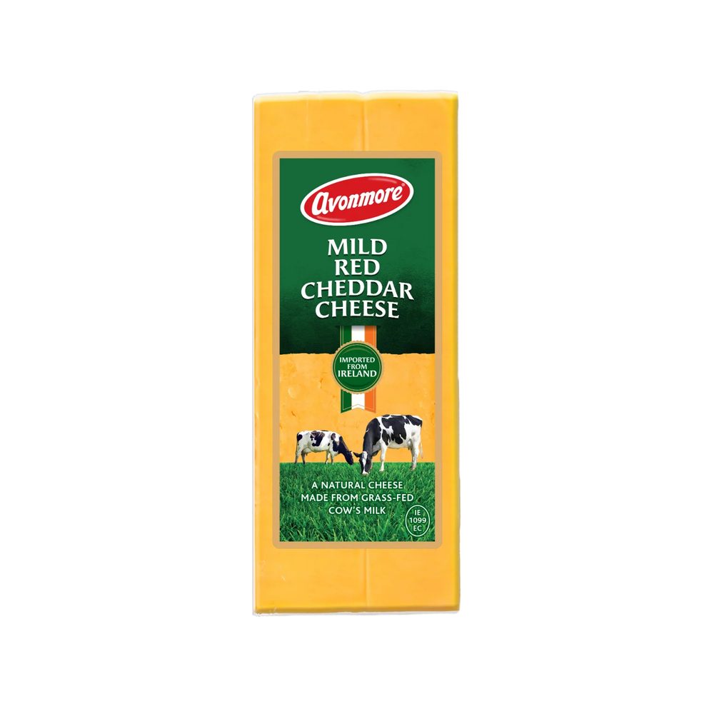 Phô mai cheddar Avonmore Professional Màu Khối 32% Chất Béo 2.5Kg