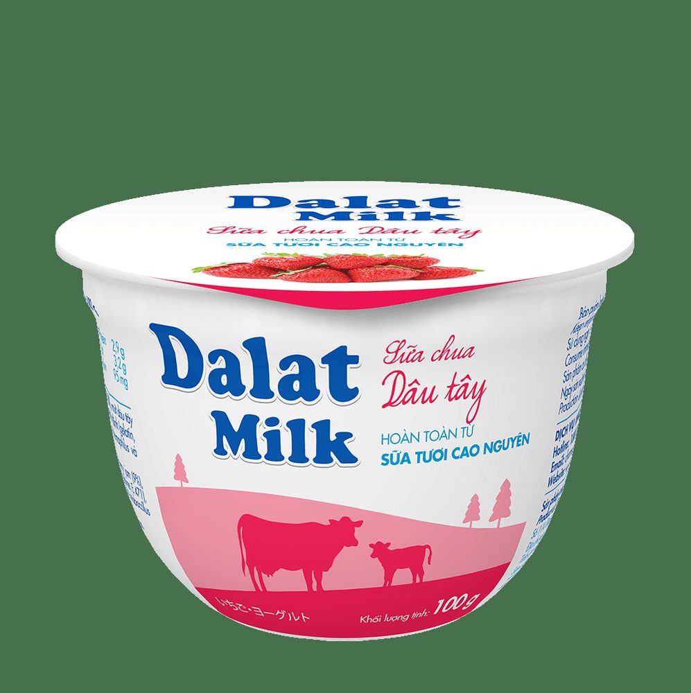 Sữa Chua Dâu Tây 100g ảnh 3