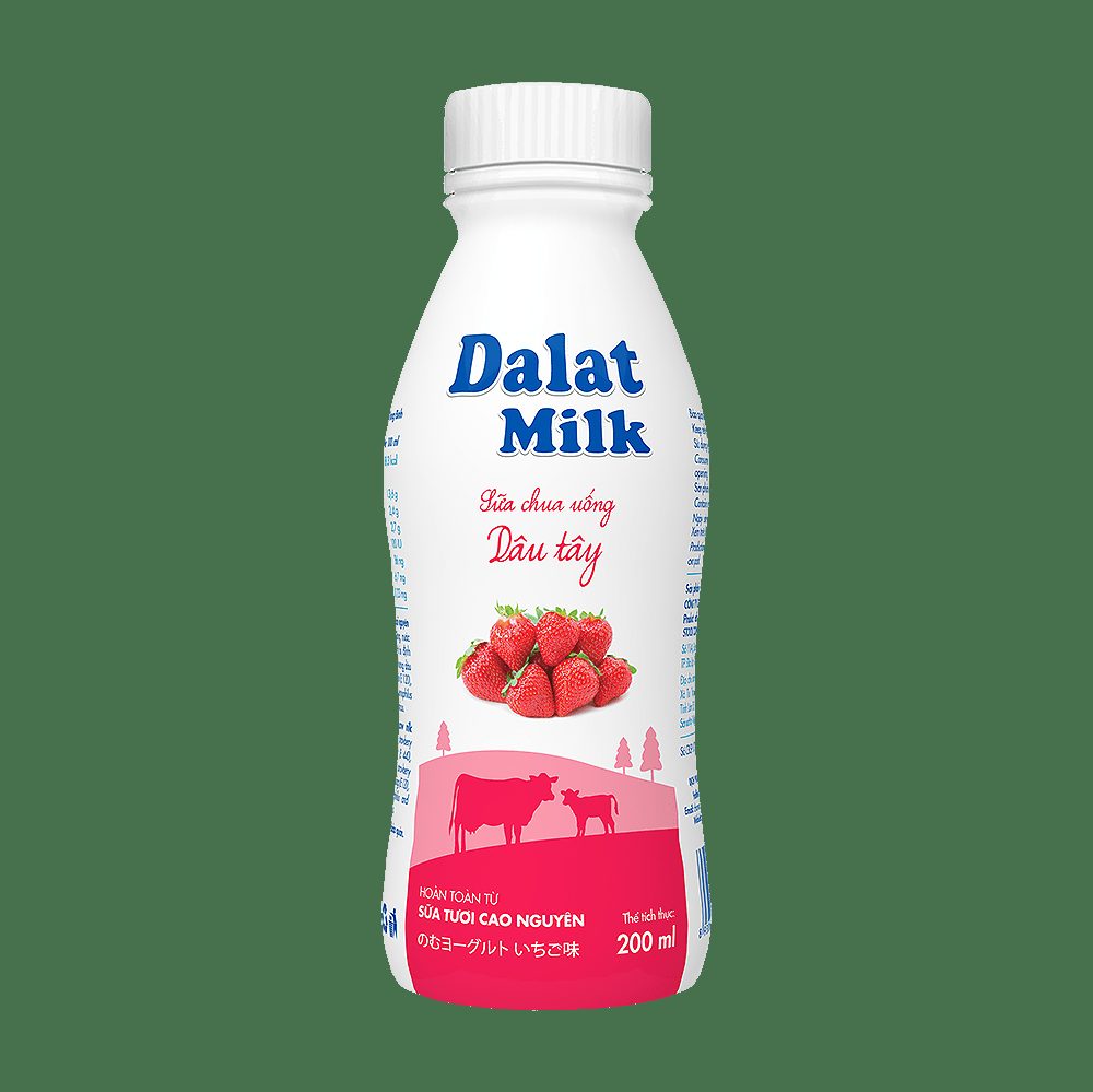 Sữa Chua Uống Dâu Tây 200ml ảnh 2