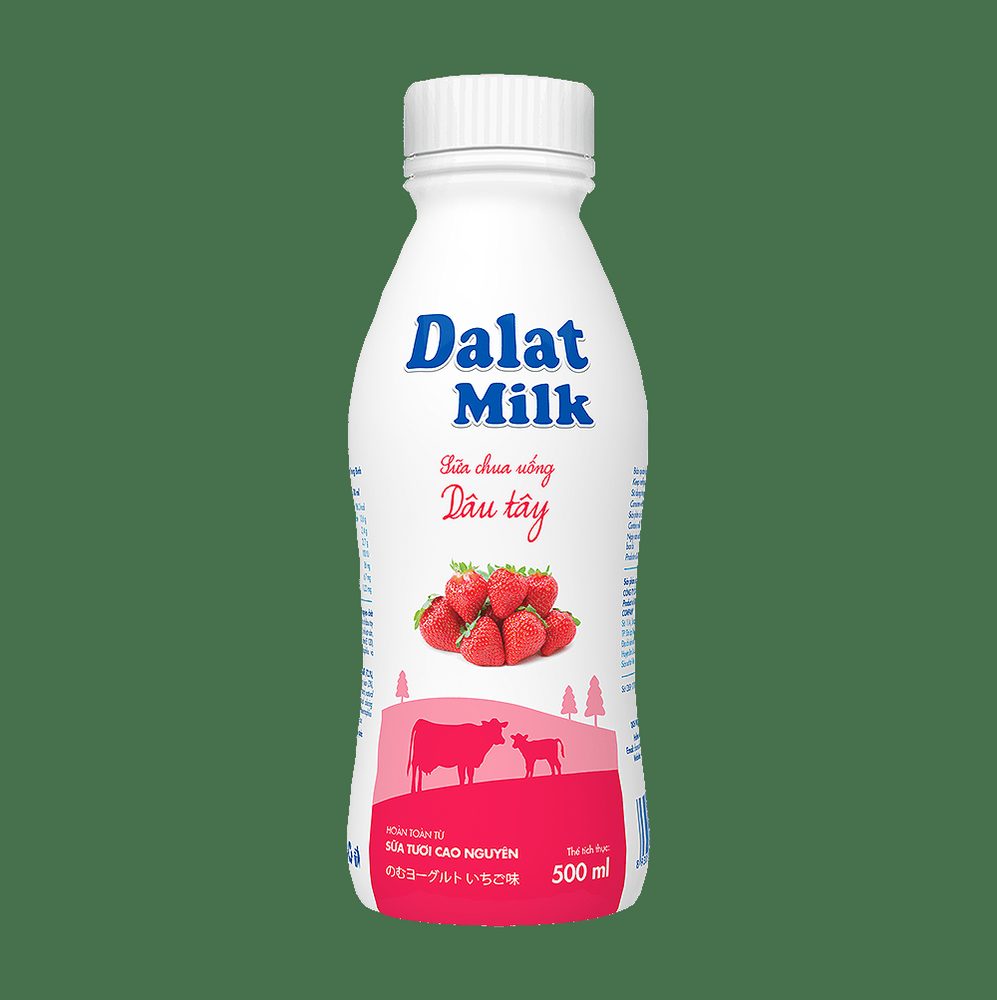 Sữa Chua Uống Dâu Tây 500ml ảnh 3