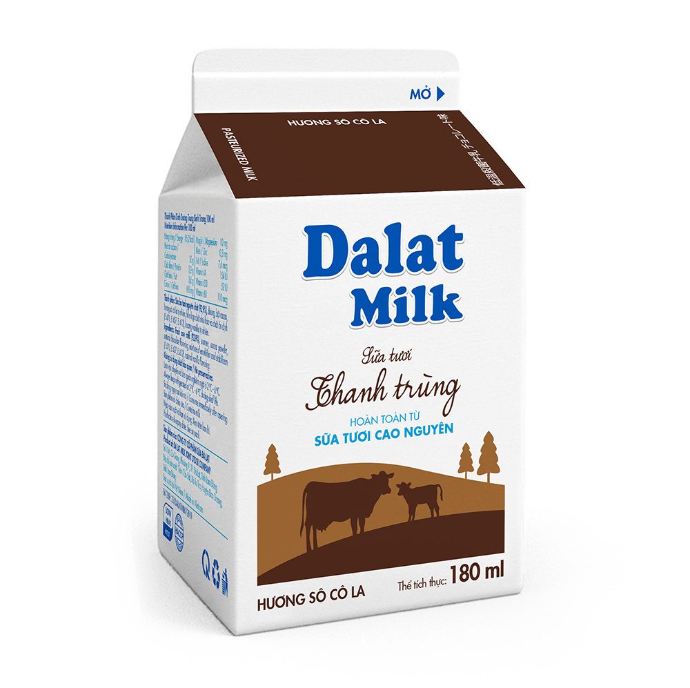Sữa Tươi Thanh Trùng Hương Sô Cô La 180ml