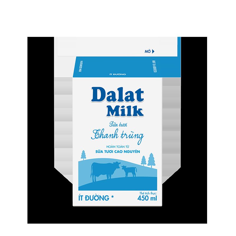 Sữa Tươi Thanh Trùng Ít Đường 450 ml ảnh 4