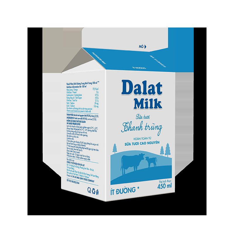 Sữa Tươi Thanh Trùng Ít Đường 450 ml ảnh 5