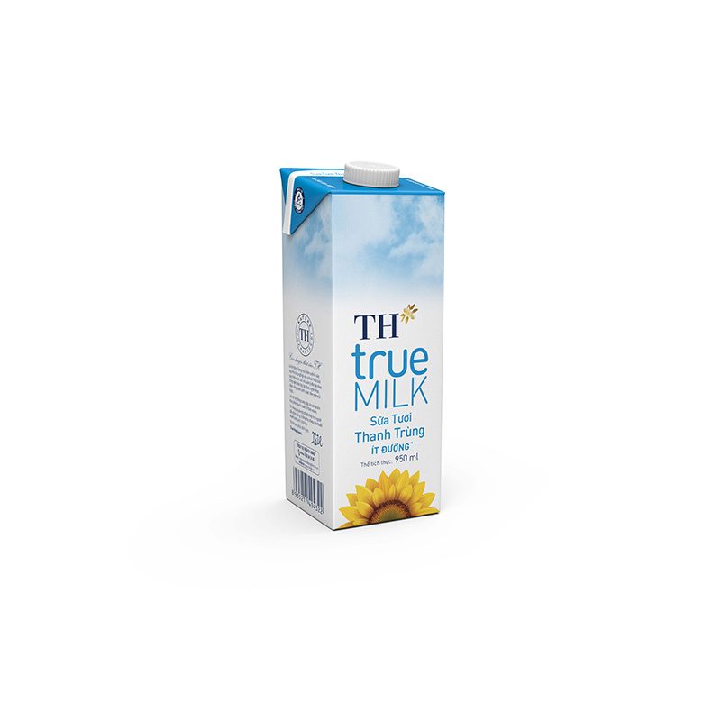 Sữa Tươi Thanh Trùng Ít Đường TH true MILK 950 ml ảnh 2
