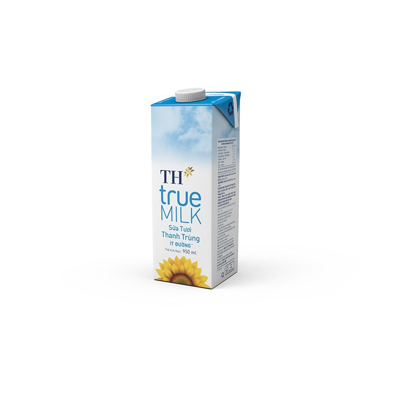 Sữa Tươi Thanh Trùng Ít Đường TH true MILK 950 ml ảnh 3