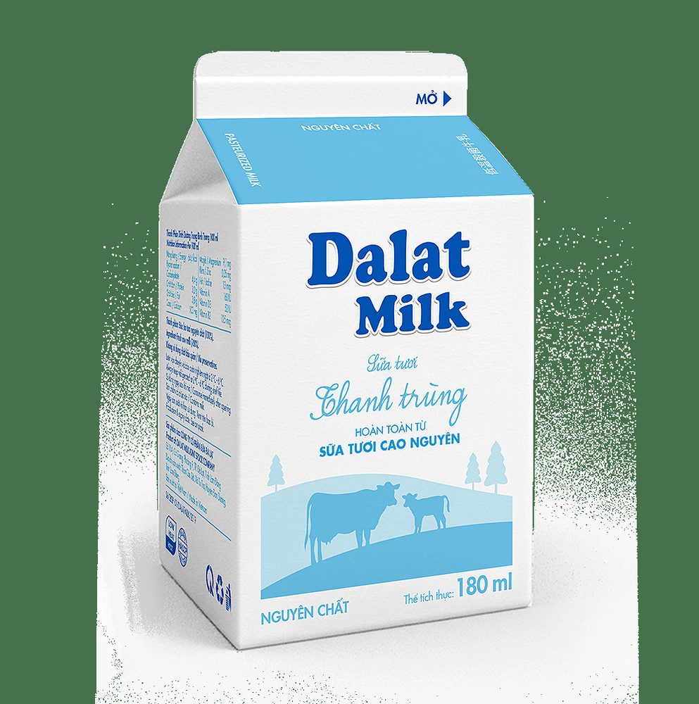 Sữa Tươi Thanh Trùng Nguyên Chất 180ml ảnh 2