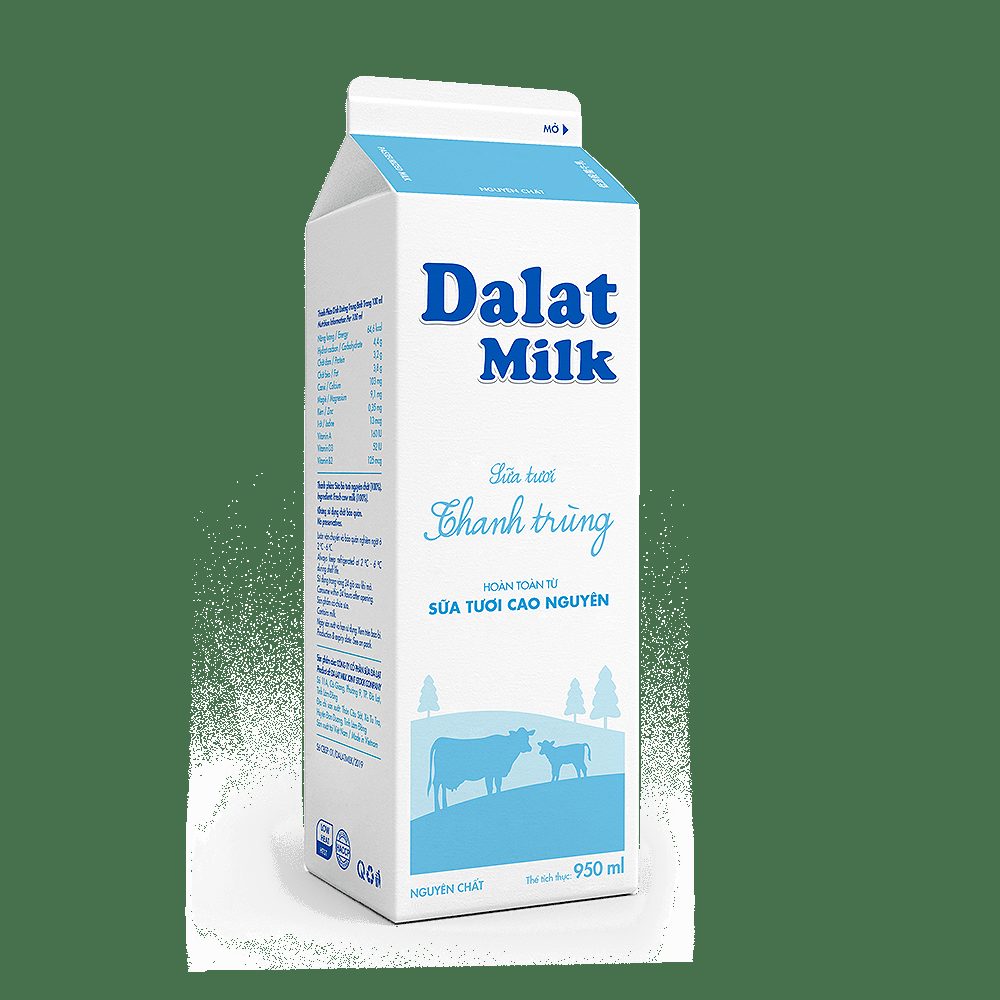 Sữa Tươi Thanh Trùng Nguyên Chất 950ml ảnh 2