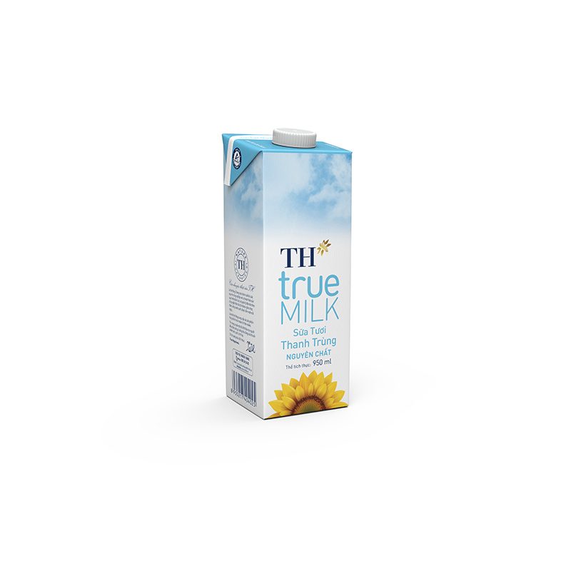 Sữa Tươi Thanh Trùng Nguyên Chất TH true MILK 950 ml