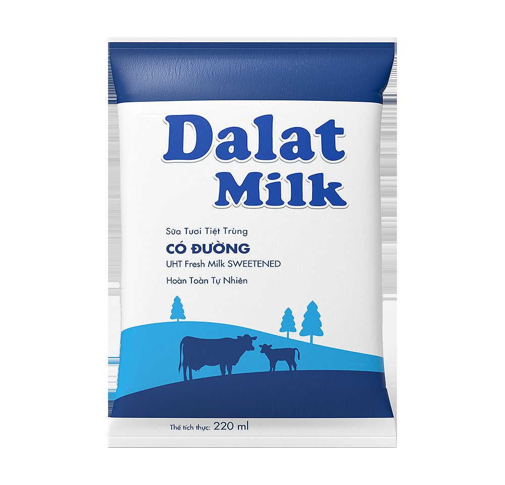 Sữa Tươi Tiệt Trùng Có Đường 220ml ảnh 2
